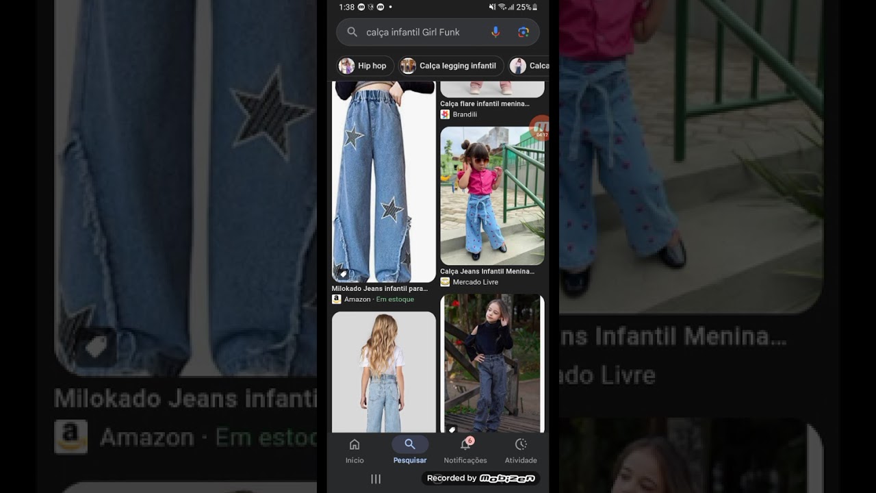 Calça Infantil wide leg Girls