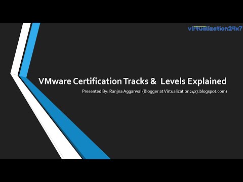 VMware Certification Tracks and Levels Explained