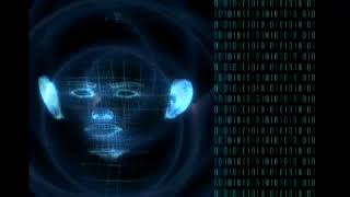Facial scanning technology Animation Motion Background Stock Video Footage Free For Editing