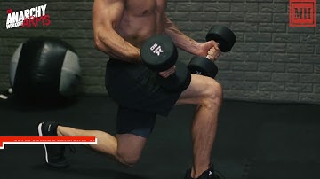 Split-Squat Curls