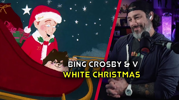 Director Reacts - Bing Crosby & V - “White Christmas” MV
