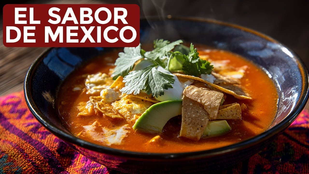 El secreto del sabor ahumado: Sopa de Tortilla mexicana (Fácil y en casa) 🥣🇲🇽