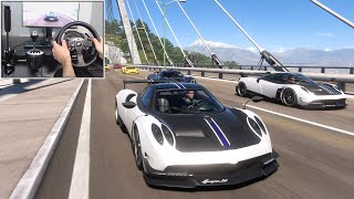 Forza Horizon 5  Pagani Huayra BC | GOLIATH Race (Unbeatable AI) | Thrustmaster T300RS Gameplay