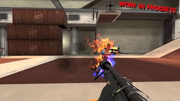 Work in Progress: Flamethrower and Burningplayer