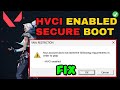 FIX VAN Restrictions HVCI enabled Fix Your account does not meet the requirement to play Valorant