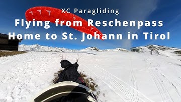 Flying home from Reschenpass / 7:52 / 187km / XC Paragliding