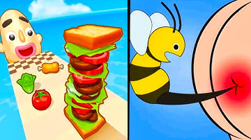 Help Me Tricky Story vs Sandwich Runner - All Levels Gameplay (Android,iOS) Part 65