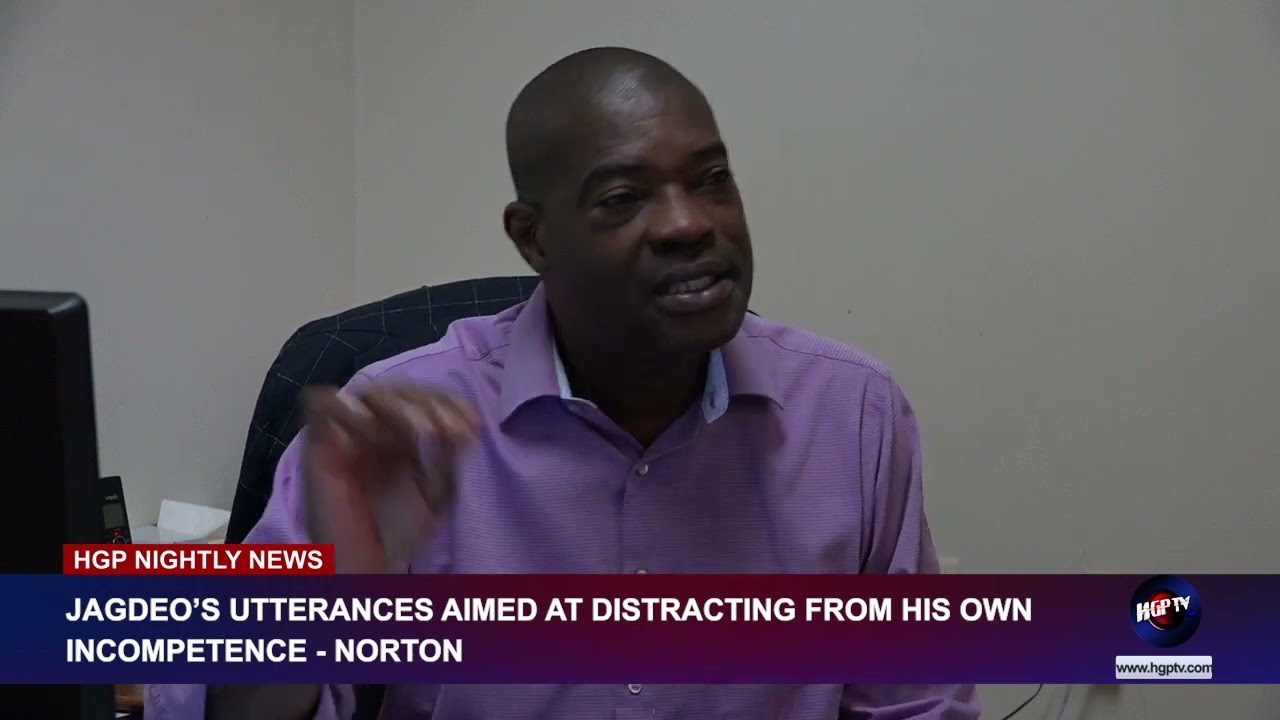 JAGDEO’S UTTERANCES AIMED AT DISTRACTING FROM HIS OWN INCOMPETENCE – NORTON