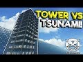 DESTRUCTIBLE TOWER VS MASSIVE TSUNAMI! - Stormworks: Build and Rescue Gameplay - Tower Survival