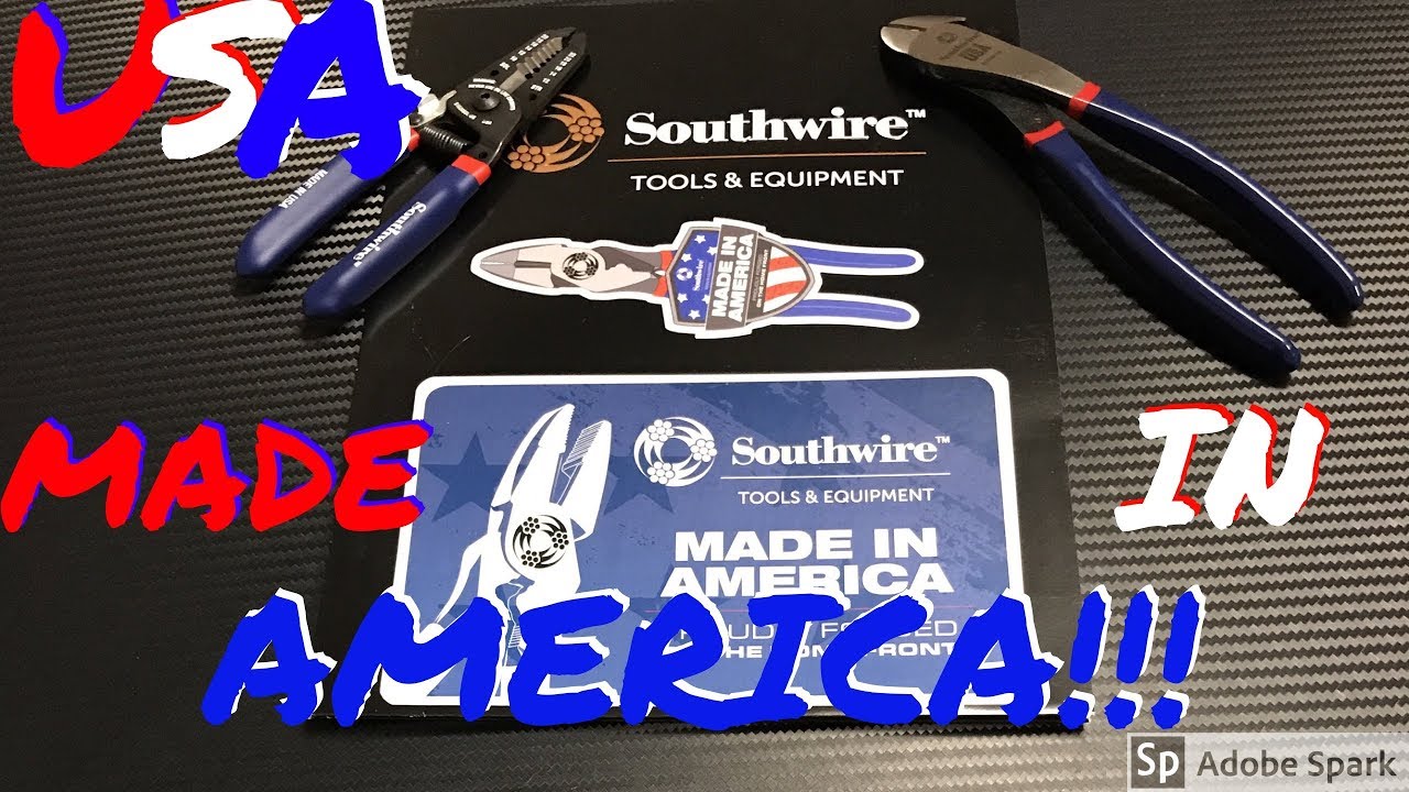 USA Made Pliers! Southwire Tools YouTube