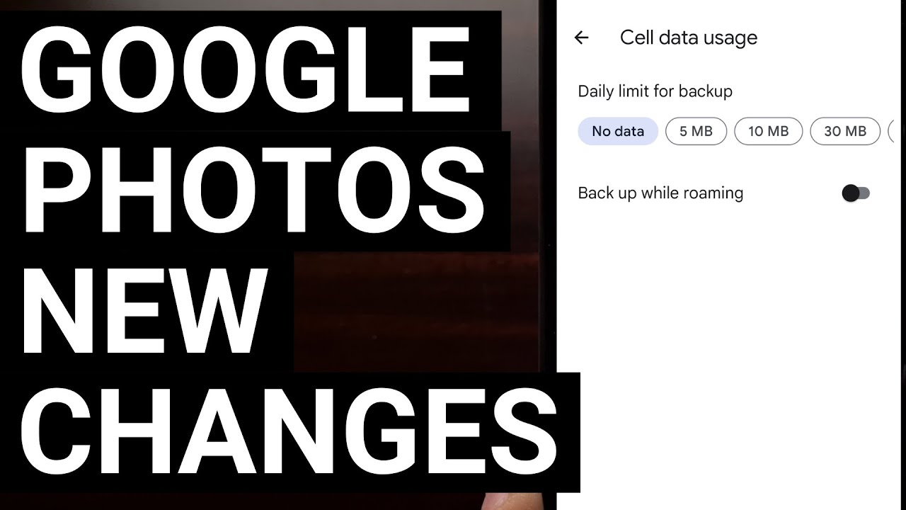 Новое обновление Google Photos удаляет опции резервного копирования данных сотовой связи и добавл...