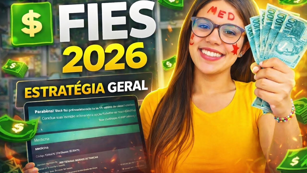 FIES 2026: ESTRATÉGIA GERAL PARA SER APROVADO | vc pode passar assim em medicina pelo FIES!