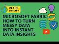 Microsoft Fabric: How to turn messy data into instant data insights