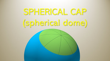 Spherical Cap or Spherical Dome - Math Demo