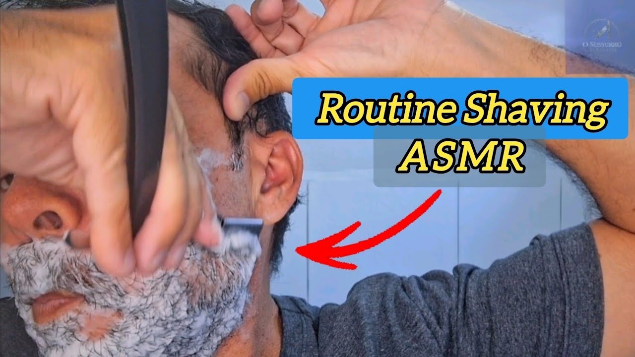 ASMR - BARBEAR MATINAL - LÂMINAS FEATHER - 1º USO - AS MAIS AFIADAS?  Quantas Até ELA PERDER o FIO?