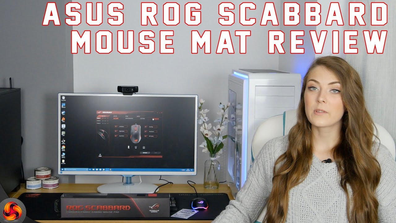 Asus Rog Scabbard Mouse Mat Review Youtube