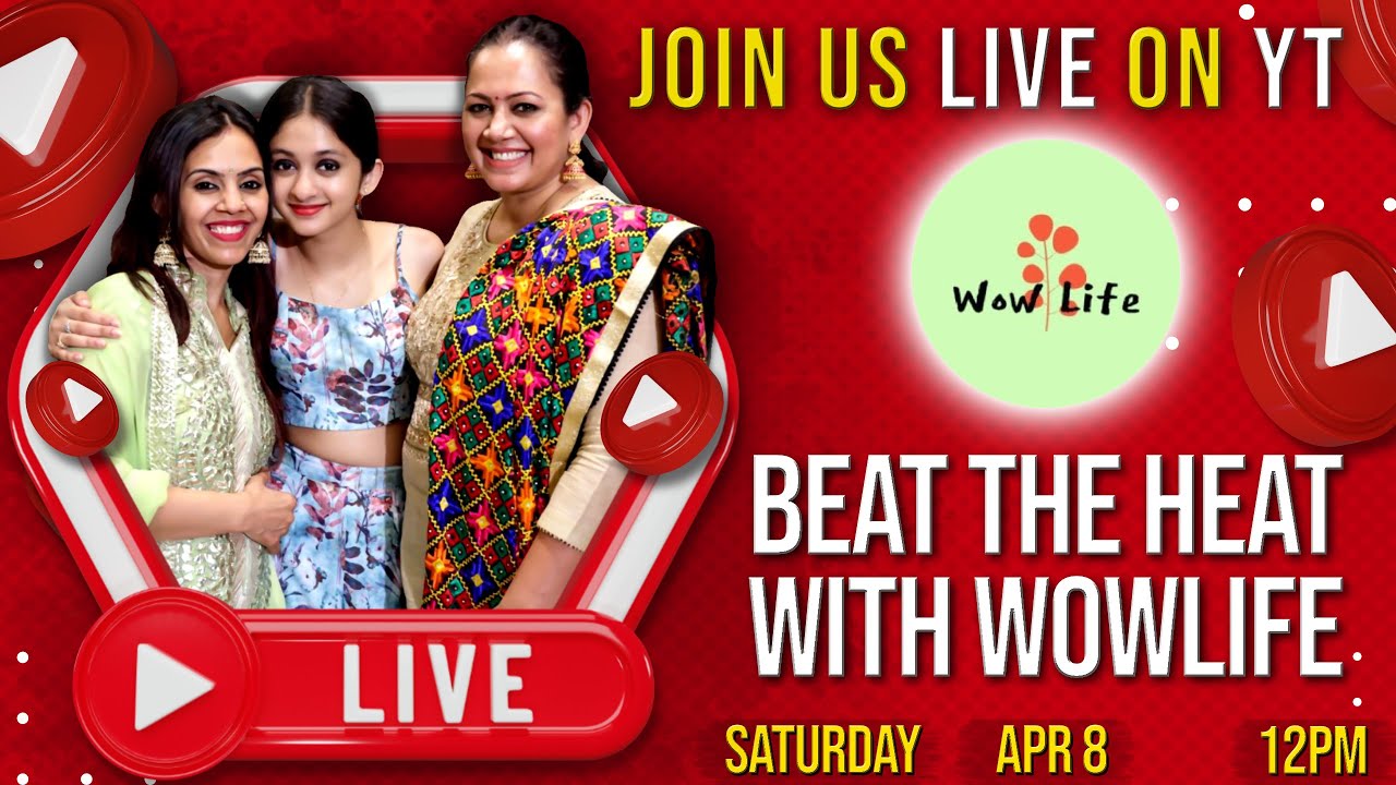 Beat the heat with Wow life live shopping on YT YouTube