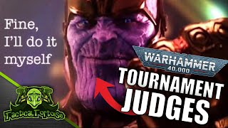 Warhammer 40k Judges are Rewritting The Rules and people are mad about it