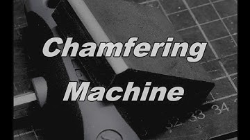 Chamfering machine - Fasenfräsmaschine