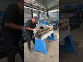 Three-roller roll forming machine with no straight edges, one-time roll forming #youtubeshorts