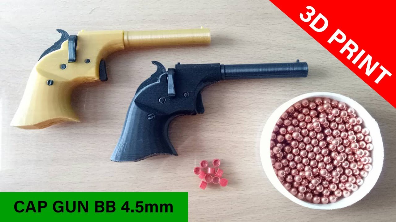 Remington Rider Derringer Parlor 3D Print Cap Gun BB 4 5mm YouTube Remington Rider Derringer Parlor 3D Print Cap Gun BB 4 5mm YouTube