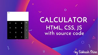 Calculator in js