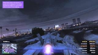 Death defying eject (gtav hydra low flying challenge)