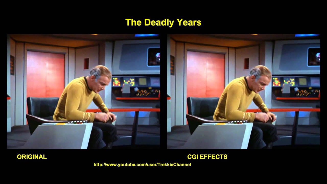 Star Trek The Deadly Years visual effects comparison YouTube