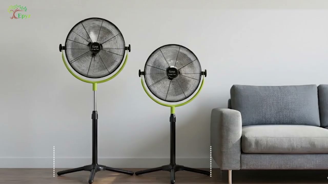 Epyz Solar Pedestal Fan "Portable and Rechargeable" |Epyz|