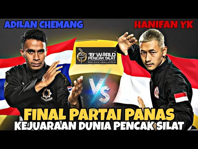 Partai Panas, Hanifan YK (Indonesia) vs Adilan Chemaeng (Thailand) Final kelas D Kejuaraan Dunia class=