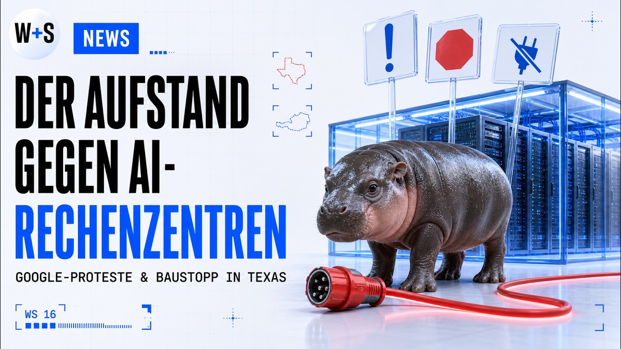 Der Aufstand gegen AI-Rechenzentren: Google-Proteste und Baustopp in Texas