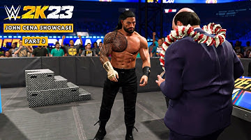 WWE 2K23 John Cena Showcase Walkthrough Part 3 (Legend Difficulty with Hardest A.I Sliders)