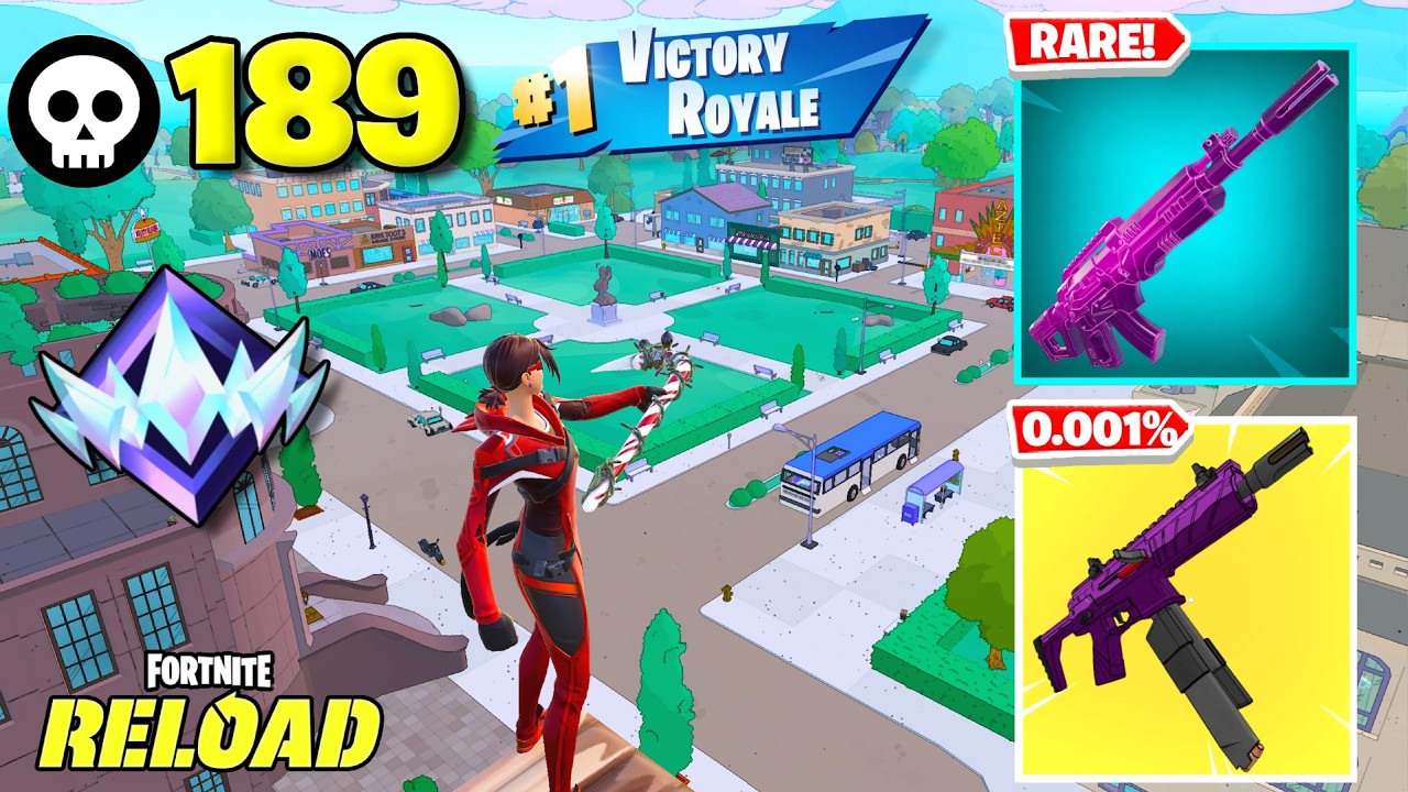 189 Elimination "RANKED RELOAD" Gameplay Wins (Fortnite Chapter 7 PS5 Controller)