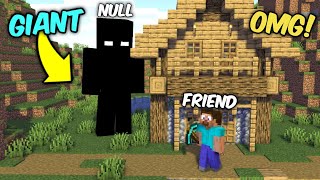 😱I Became A Null To Troll My Best Friend In Minecraft || #2