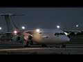 BAe 146-300 - British Aerospace - Night Take-off!!