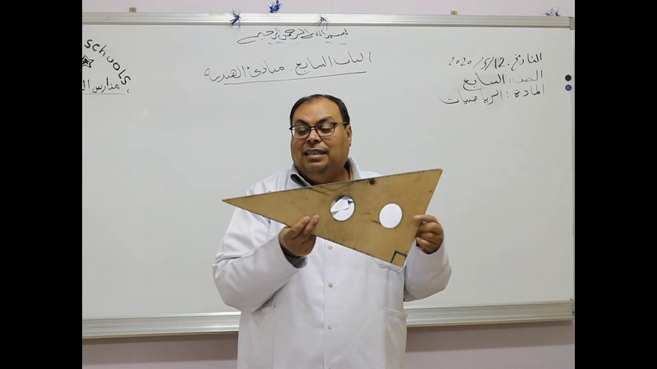 مادة الرياضيات للصف السابع الأساسي/   مبادئ الهندسة