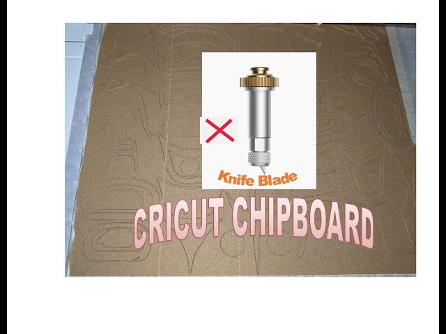 Cricut Knife Blade - Cutting Bass wood and more! 