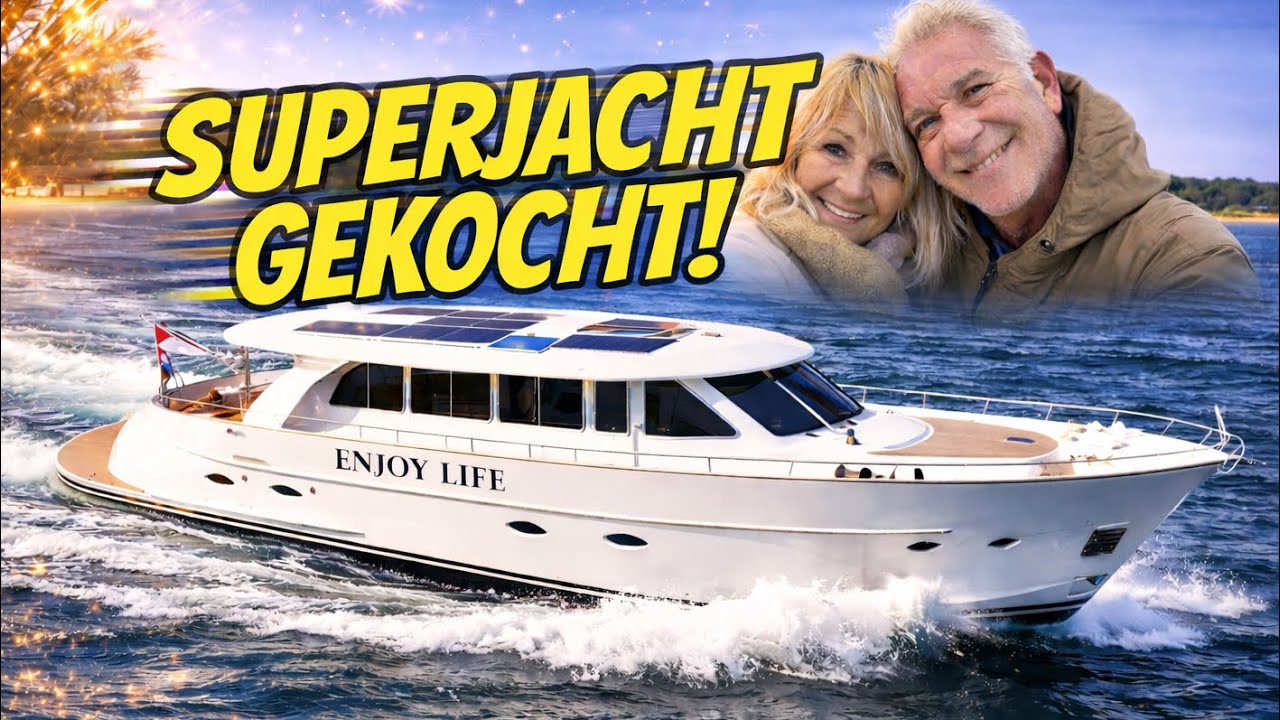 JA, WE HEBBEN EEN SUPER YACHT GEKOCHT - VOLLEDIGE TOUR
