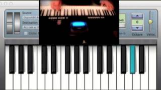 Video thumbnail of "keyboard tutorial-mera dil ye pukare aaja-Nagin"