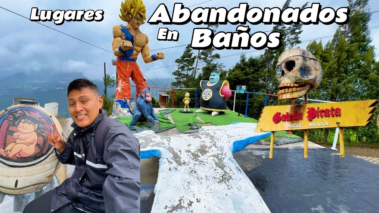 Lugares que QUEBRARON  en BAÑOS DE AGUA SANTA nadie los visita 