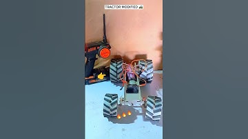 मिनी ट्रैक्टर🚜 STEERING SYSTEM , MODIFIED🛠️ YOUTUBE🥵 viral project video #viral #tractor #experiment