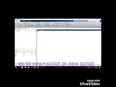 How to create, save and run script file in Matlab - YouTube