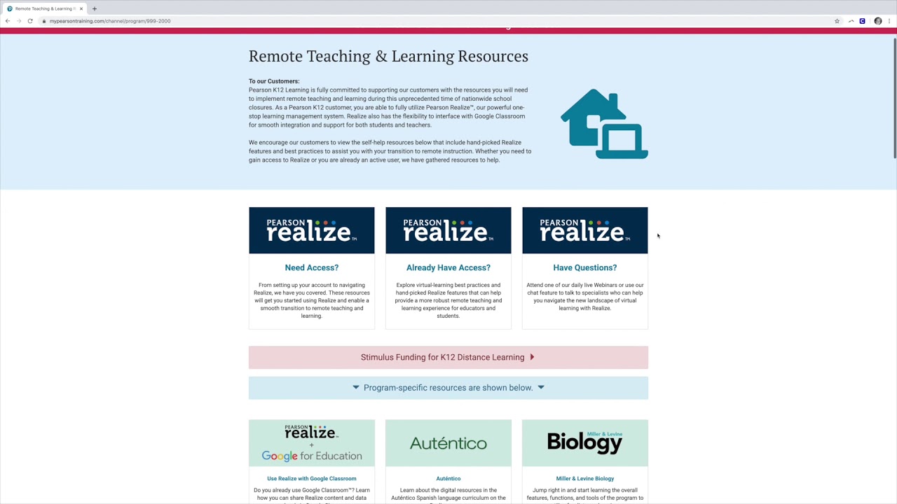 Pearson Realize Virtual Workshop YouTube