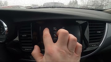 How to Enable or Disable Traffic Programme for Radio in Opel Mokka I X ( 2016 – 2019 )