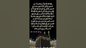 سورة البقرة     الآية  115  - 120  #المصحف #قرآن_كريم