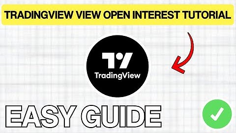 How To VIEW Open Interest On TradingView (EASY GUIDE) 2026