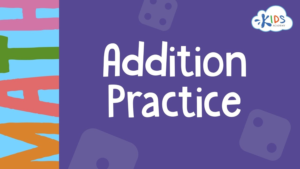 Double Dice - Addition Practice | Math | 1st Grade - Kids Academy