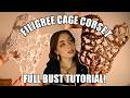 Pearlescent FILIGREE CAGE CORSET │ Full Bust Corset Tutorial