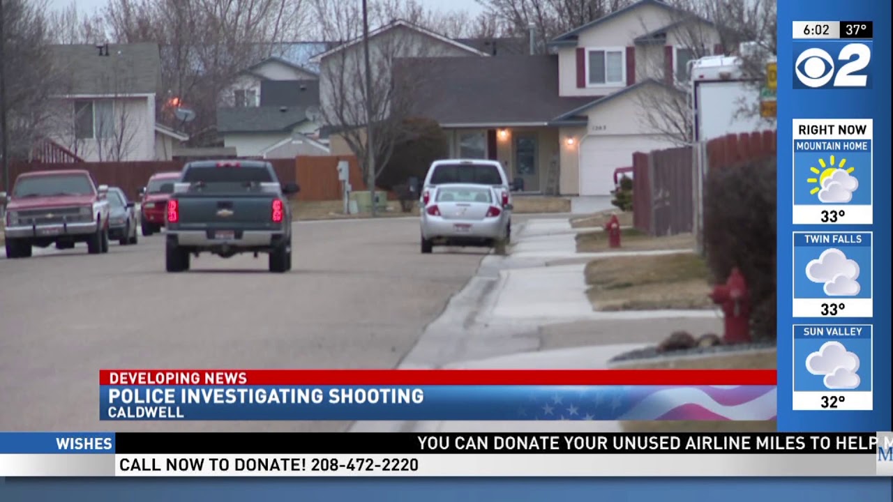 Police Investigate Caldwell Shooting YouTube