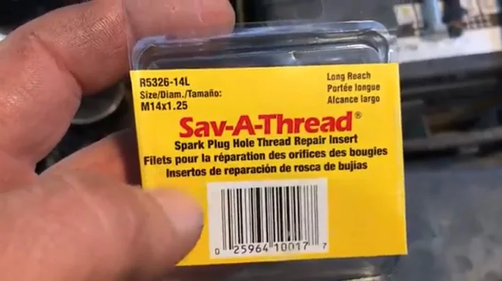 Fixing stripped spark plug hole in an aluminum Head